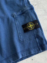 SS/16 Stone Island Garment dyed Bermuda cargo Sweat Shorts(XXL)