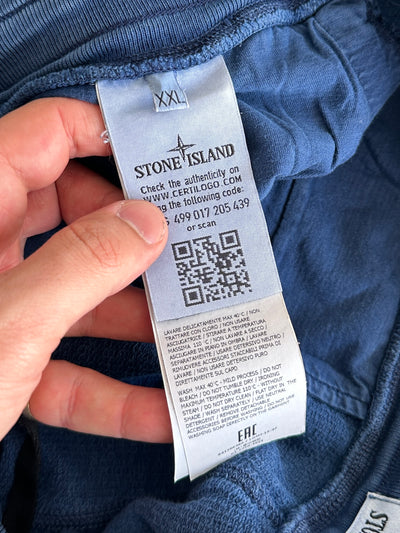 SS/16 Stone Island Garment dyed Bermuda cargo Sweat Shorts (XXL)