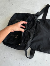 Prada Tessuto Nylon double buckle Messenger Bag (One Size)