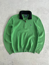 Ralph Lauren 1/4 Zip Knit Pullover Jumper (S)