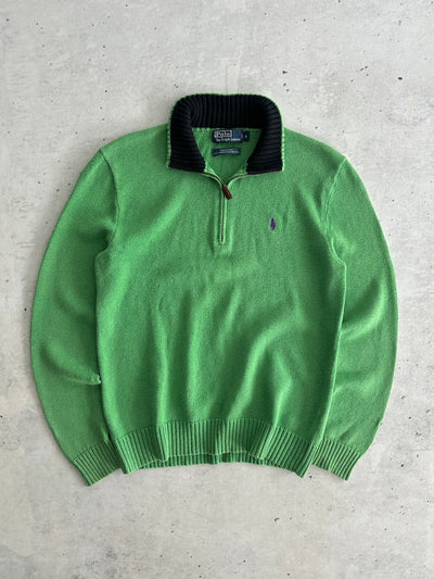 Ralph Lauren 1/4 Zip Knit Pullover Jumper (S)