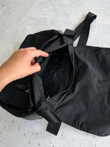 Prada Tessuto Nylon double buckle Messenger Bag (One Size)