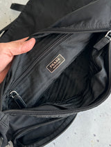 Prada Tessuto Nylon double buckle Messenger Bag (One Size)
