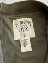 00's Stussy Spell Out Skull Varsity Jacket (L)