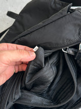 Prada Tessuto Nylon double buckle Messenger Bag (One Size)
