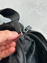 Prada Tessuto Nylon double buckle Messenger Bag (One Size)