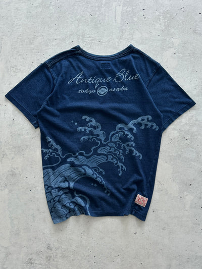 Evisu Gull Wing script print T Shirt (M)