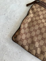 Vintage Gucci GG Canvas Messenger / Crossbody Bag (One Size)