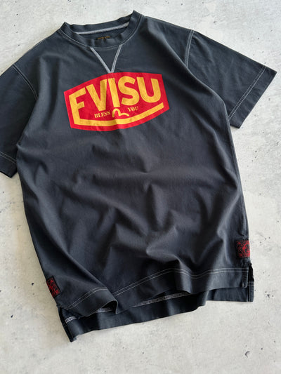 Evisu Overdyed Spell Out T Shirt (S)