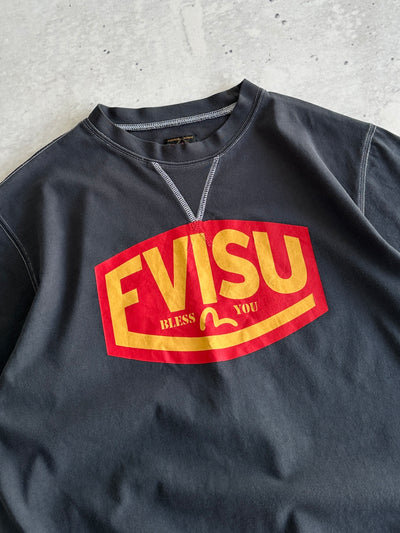 Evisu Overdyed Spell Out T Shirt (S)