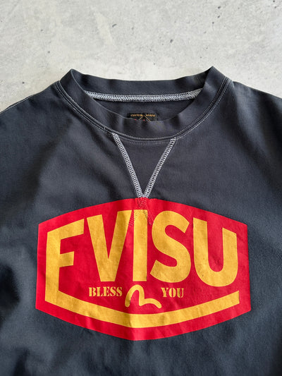Evisu Overdyed Spell Out T Shirt (S)