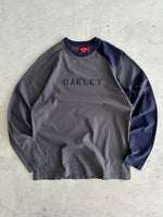90's Oakley Spell Out Long Sleeve T Shirt (M)