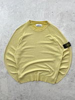 SS/19 Stone Island Lightweight speckle textured Crewneck Jumper (L)