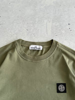 AW/17 Stone Island Patch Logo Long Sleeve T Shirt (L)