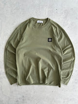 AW/17 Stone Island Patch Logo Long Sleeve T Shirt (L)