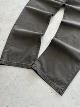 00's YSL Embroidered Logo Straight Leg Trousers (W34 x L32)