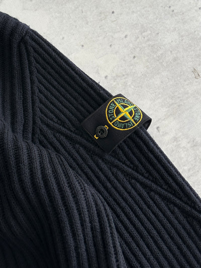 AW/00 Stone Island Chunky Knit Wool Turtle Neck jumper (M)