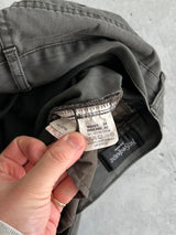 00's YSL Embroidered Logo Straight Leg Trousers (W34 x L32)