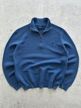 Ralph Lauren 1/4 Zip Pullover Knit Jumper (M)