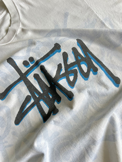 00's Stussy reversible Script Graphic T Shirt (L)