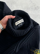AW/00 Stone Island Chunky Knit Wool Turtle Neck jumper (M)