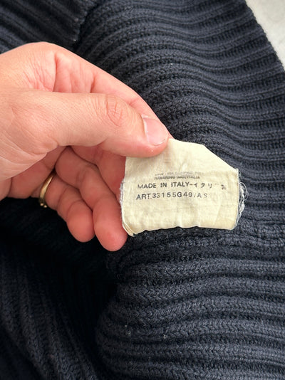 AW/00 Stone Island Chunky Knit Wool Turtle Neck jumper (M)