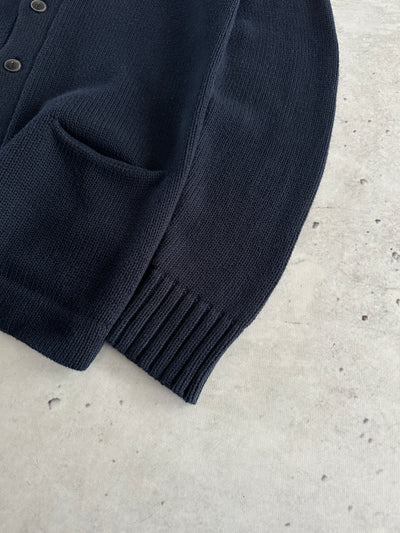 Ralph Lauren Big Logo Chunky Knit Shawl Collar Cardigan (S)