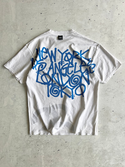00's Stussy reversible Script Graphic T Shirt (L)