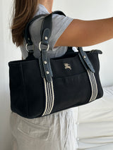 Burberry Blue Label Canvas Shoulder Bag (One Size)