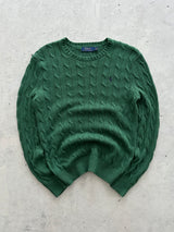 Ralph Lauren Cable Knit Crewneck Jumper (S)