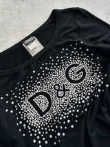 Dolce & Gabbana embossed spell out Top (Women's S)