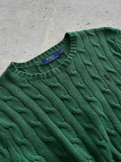Ralph Lauren Cable Knit Crewneck Jumper (S)
