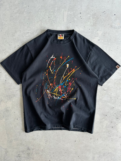 BAPE Overdyed Paint Splatter T Shirt (M)