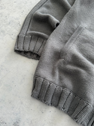 90's Oakley Chunky Knit Zip Up Jumper (XL)