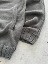 90's Oakley Chunky Knit Zip Up Jumper (XL)