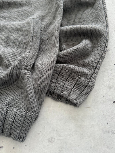 90's Oakley Chunky Knit Zip Up Jumper (XL)