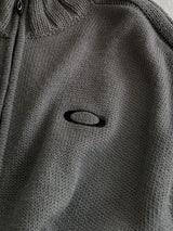 90's Oakley Chunky Knit Zip Up Jumper (XL)