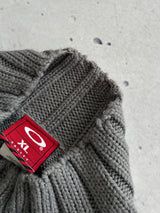 90's Oakley Chunky Knit Zip Up Jumper (XL)