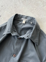 AW/01 Stone Island heavyweight brushed Cotton compass Shirt (XXL)