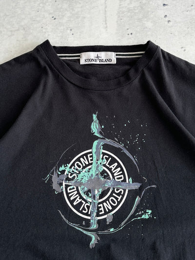 SS/21 Stone Island compass logo T shirt (XL)