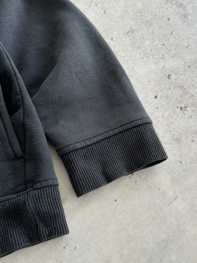 Stussy embroidered arc logo 1/4 zip sweatshirt (S)
