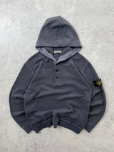 AW/04 Stone Island Hooded Wool Pullover Jumper (L)