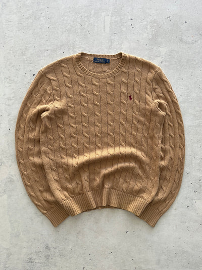 Ralph Lauren Crewneck Cable Knit Jumper (M)