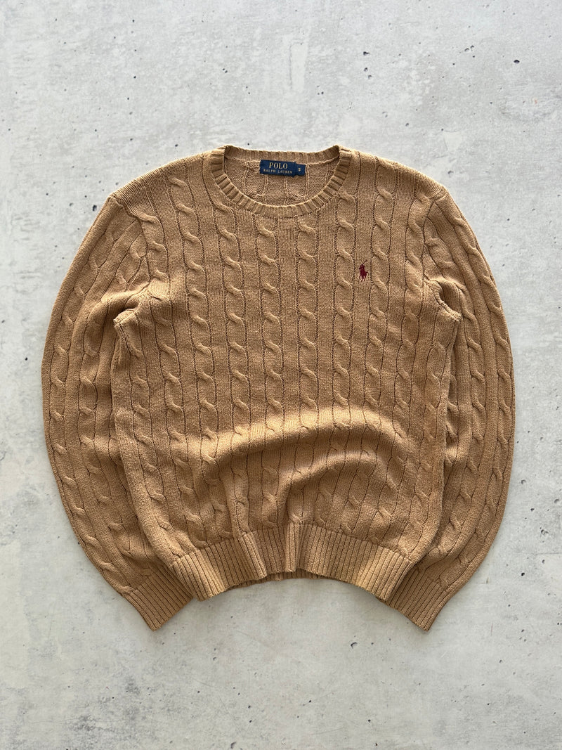 Ralph Lauren Crewneck Cable Knit Jumper (M)