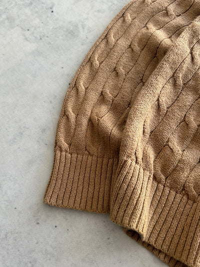 Ralph Lauren Crewneck Cable Knit Jumper (M)