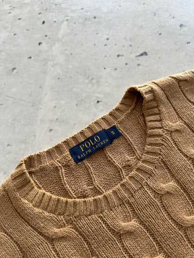 Ralph Lauren Crewneck Cable Knit Jumper (M)