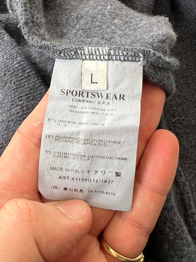 AW/04 Stone Island Hooded Wool Pullover Jumper (L)