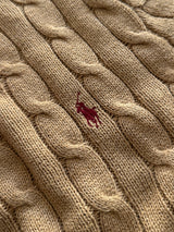 Ralph Lauren Crewneck Cable Knit Jumper (M)
