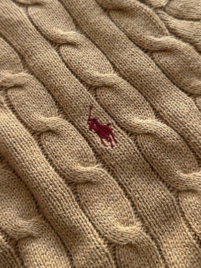 Ralph Lauren Crewneck Cable Knit Jumper (M)