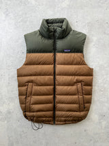 Patagonia Hi Loft Down Fill Zip Up Gilet (M)